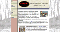 Desktop Screenshot of britishcampaignfurniture.com