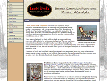 Tablet Screenshot of britishcampaignfurniture.com